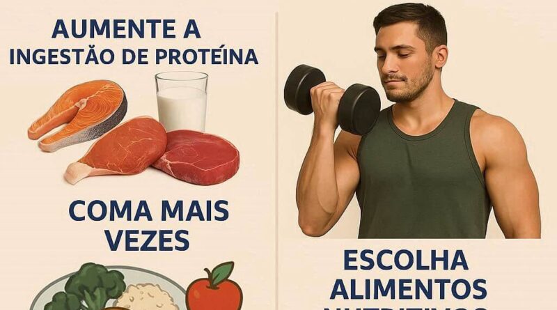Como engordar sem ganhar barriga