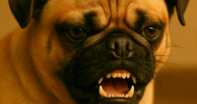 Cachorro Rosnando