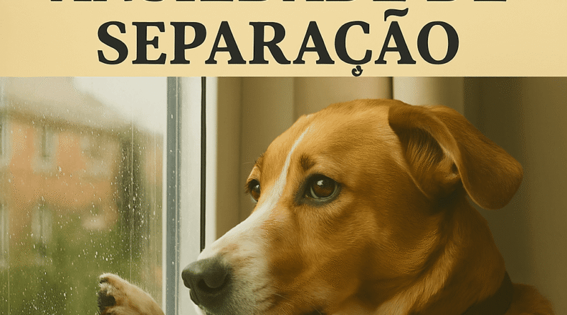 Cachorro com ansiedade de separação