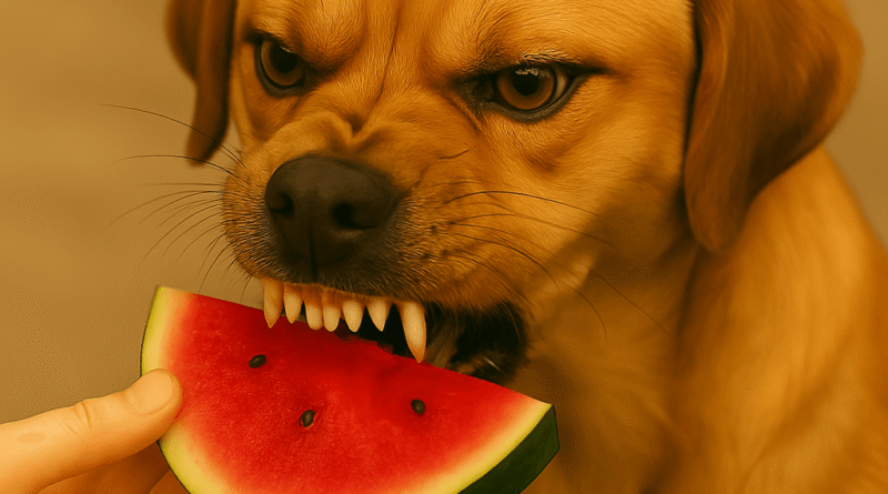 Cachorro pode comer melancia