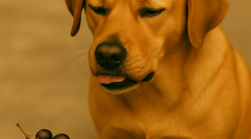 Cachorro pode comer uva?