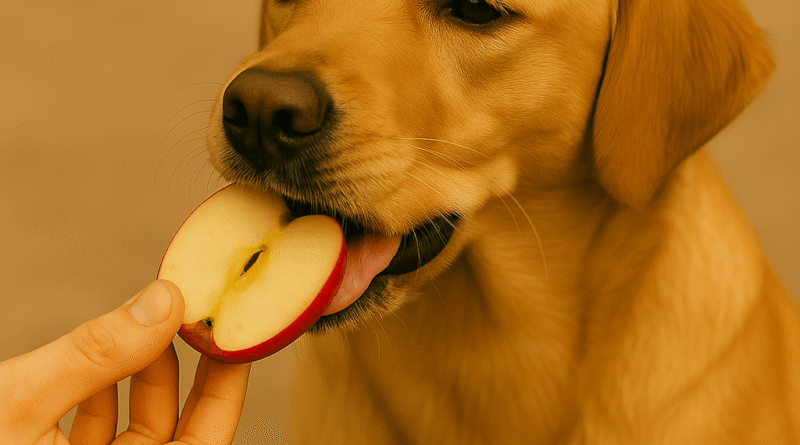 Cachorros podem comer maçã