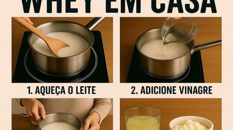 Como Fazer Whey Caseiro receitas
